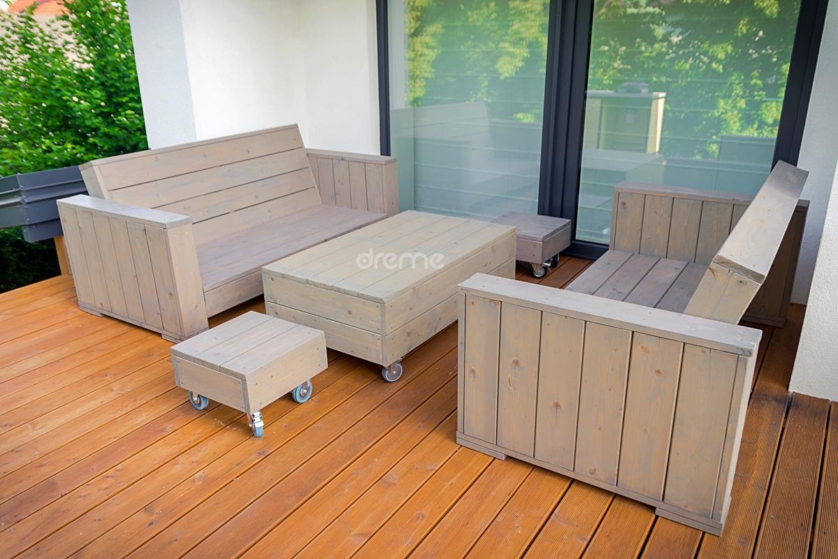 Komplet mebli drewnianych - obrazek 5